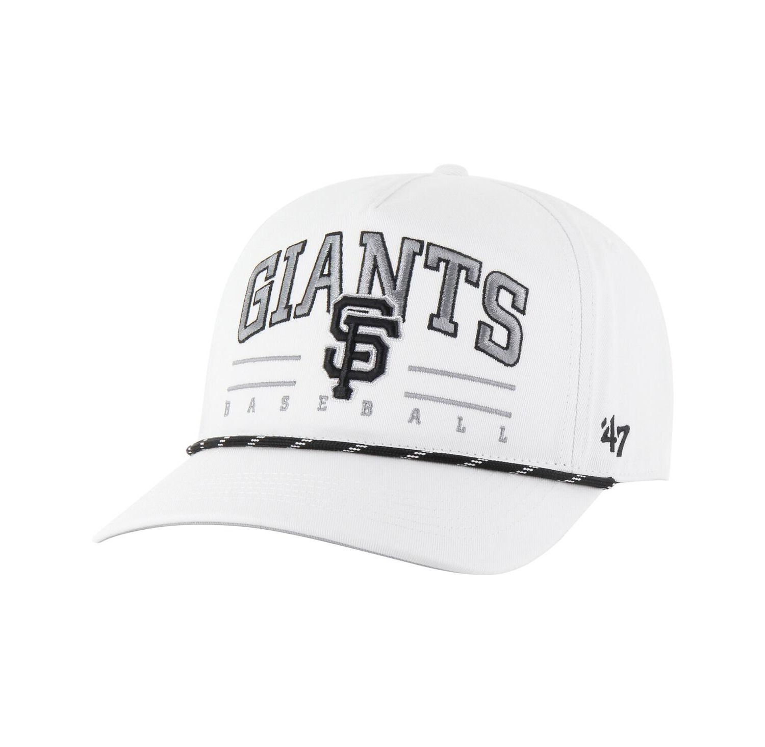 Men's White San Francisco Giants Roscoe Speckle Hitch Adjustable Hat