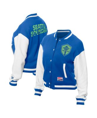 5th & Ocean - Women's by Blue Seattle Sounders FC Throwback Full-Snap Jacket