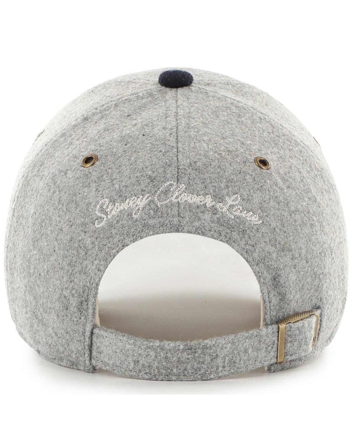 STONEY CLOVER LANE X '47 BRAND MEN'S AND WOMEN'S GRAY/NAVY DALLAS COWBOYS BLOCK CLEAN UP ADJUSTABLE HAT 