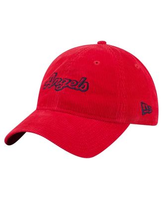 New Era - Women's Red Los Angeles Angels Corduroy 9TWENTY Adjustable Hat