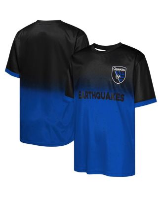 Outerstuff - Big Boys and Girls Black San Jose Earthquakes Stalwart Defender T-Shirt