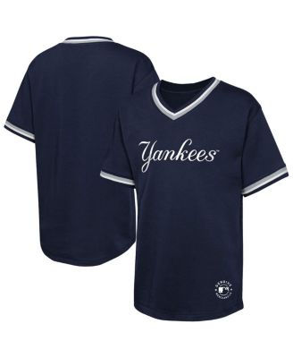Outerstuff - Big Boys and Girls Navy New York Yankees Relief Pitcher V-neck T-Shirt