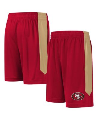 Outerstuff - Big Boys and Girls Scarlet San Francisco 49ers Fashion Shorts