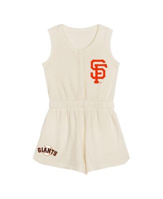 Toddler Cream San Francisco Giants Power Tank Romper