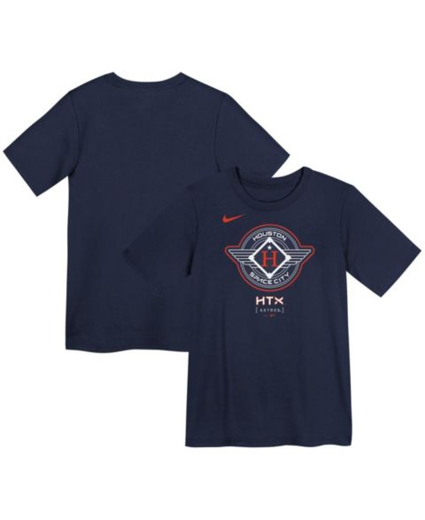 Футболка Nike Navy Houston Astros 2025 City Connect для мальчиков