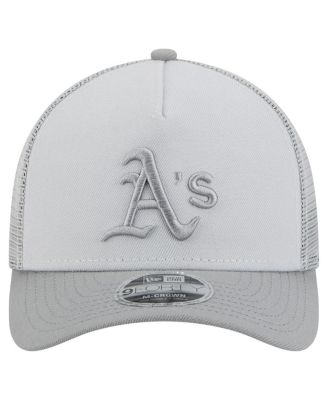 Men's Gray Athletics Color Pack A-Frame 9FORTY Trucker Adjustable Hat