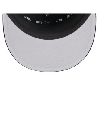 Men's Black Dallas Mavericks Adventure Canvas Split Panel 9FIFTY Snapback Hat