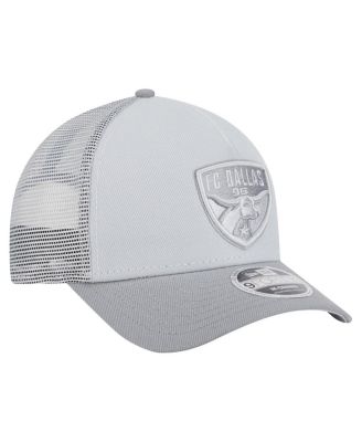 Men's Gray FC Dallas Color Pack 9FORTY A-Frame Adjustable Trucker Hat