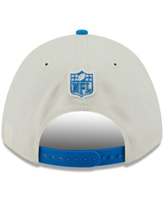 Men's Cream/Blue Detroit Lions 2025 NFL Draft 9FORTY A-Frame M-Crown Adjustable Hat