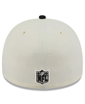 Men's Cream/Black Cincinnati Bengals 2025 NFL Draft A-Frame 59FIFTY Fitted Hat