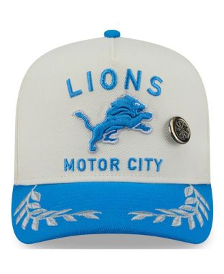 Men's Cream/Blue Detroit Lions 2025 NFL Draft A-Frame 59FIFTY Fitted Hat