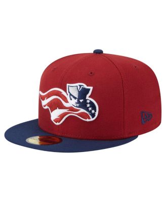 New Era - Men's Burgundy/Navy Somerset Patriots Authentic Collection 59FIFTY Fitted Hat