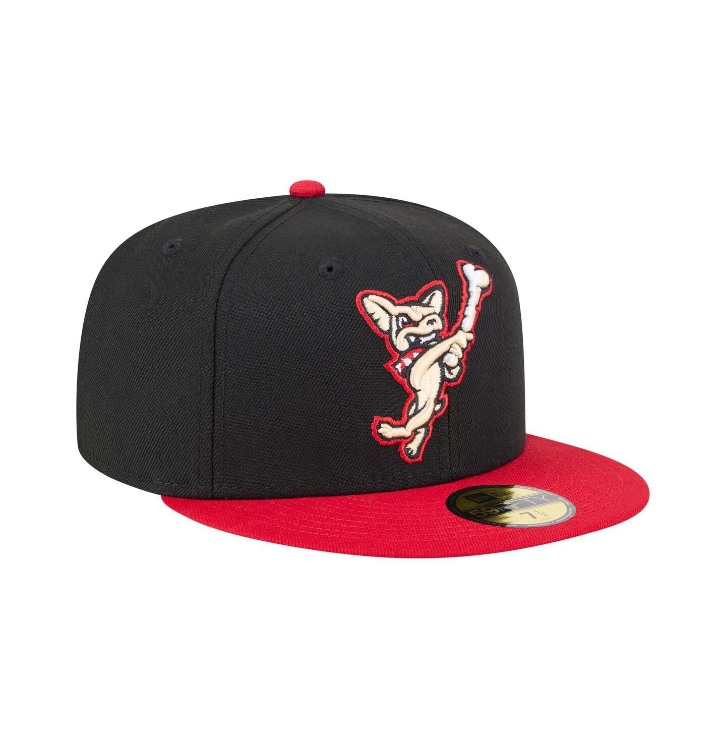Мужская кепка New Era Black/Red El Paso Chihuahuas Authentic Collection 59FIFTY Fitted Hat — фото 3