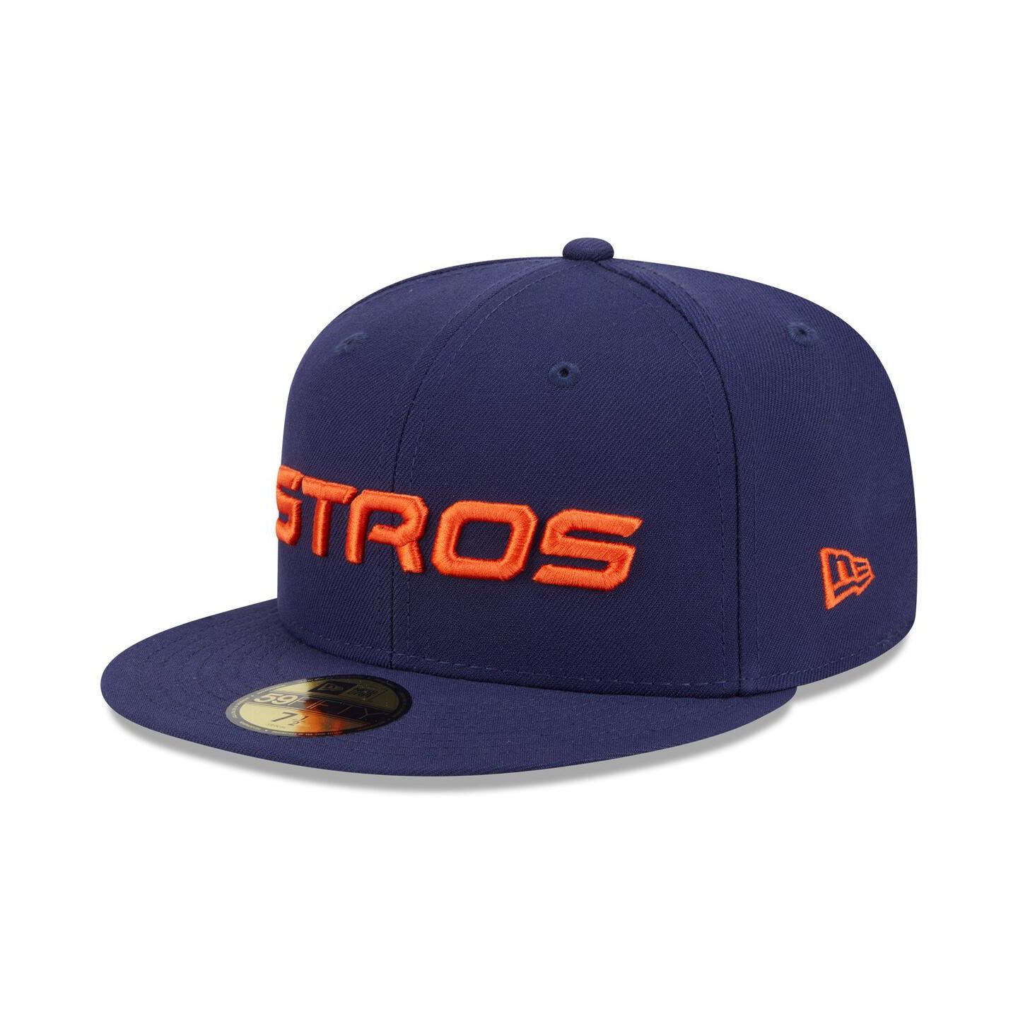 Мужские головные уборы New Era Navy Houston Astros 2025 City Connect Fan Pack 59FIFTY Fitted Hat — фото 3