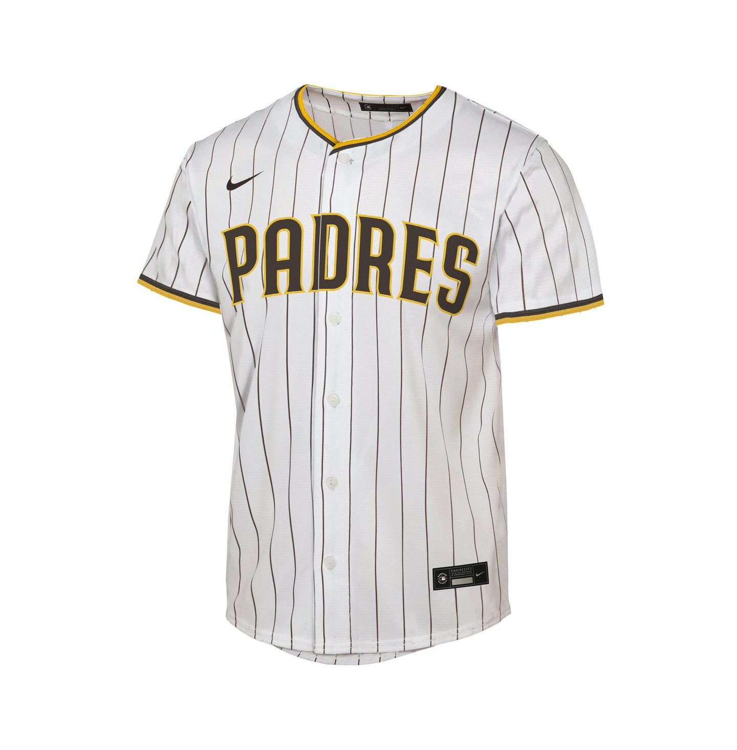 Детское джерси Nike Manny Machado San Diego Padres Home Replica Player, цвет белый — фото 2