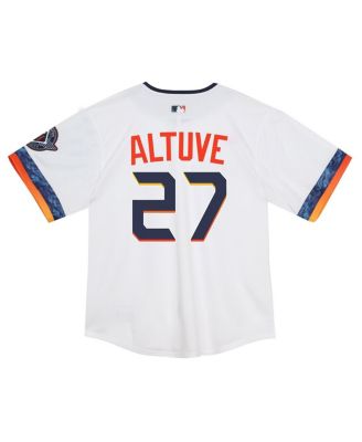 Baby Boys and Girls Jose Altuve White Houston Astros 2025 City Connect Limited Player Jersey