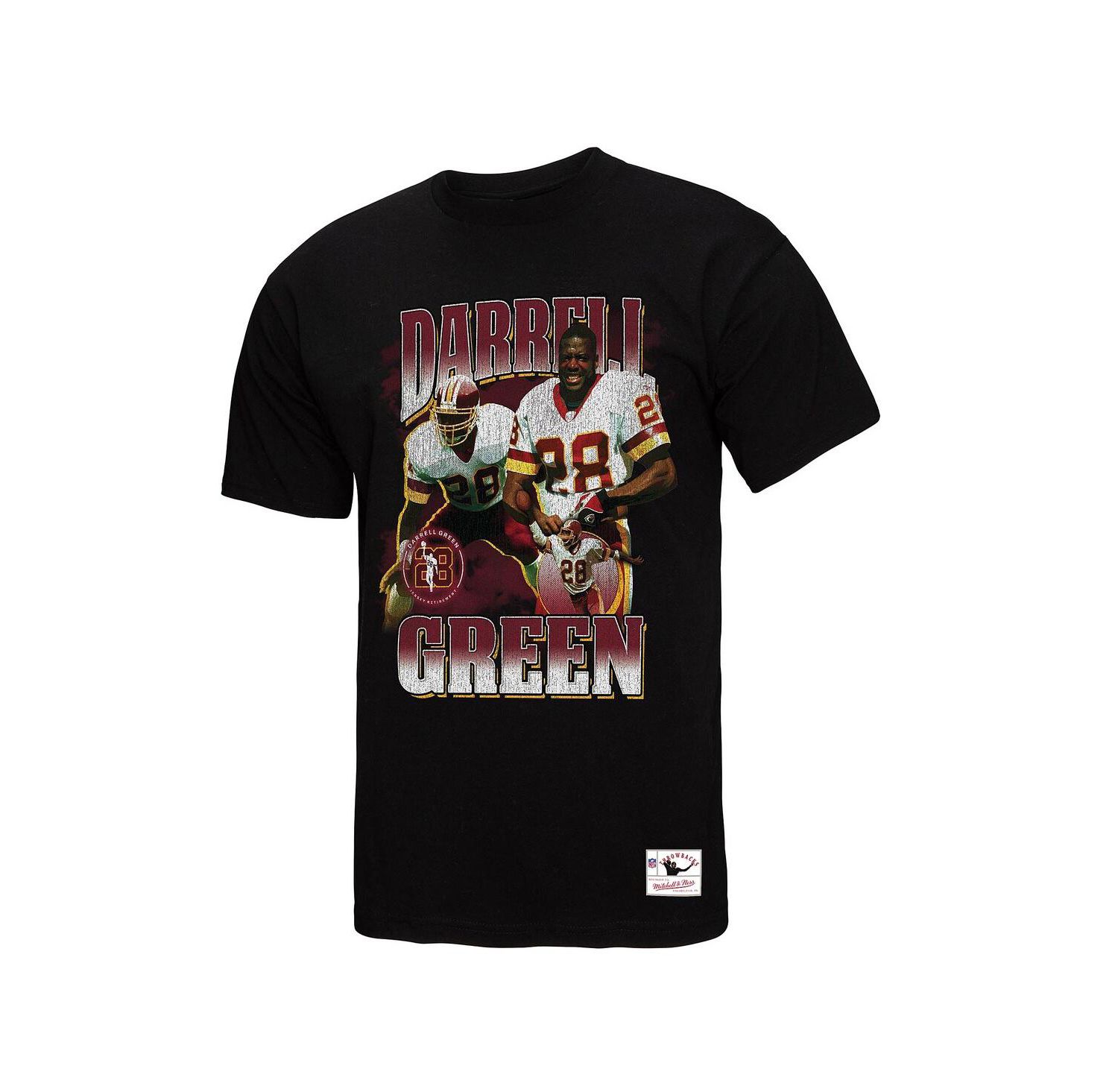 Men's Darrell Green Black Washington Commanders Player Graphic T-Shirt