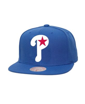 Mitchell & Ness - Men's Royal Philadelphia Phillies Cooperstown Collection Basic Flip Snapback Hat