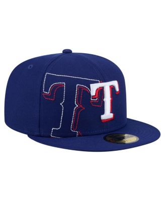 New Era - Men's Royal Texas Rangers Yarn Stitch 59FIFTY Fitted Hat