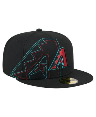 New Era - Men's Black Arizona Diamondbacks Yarn Stitch 59FIFTY Fitted Hat