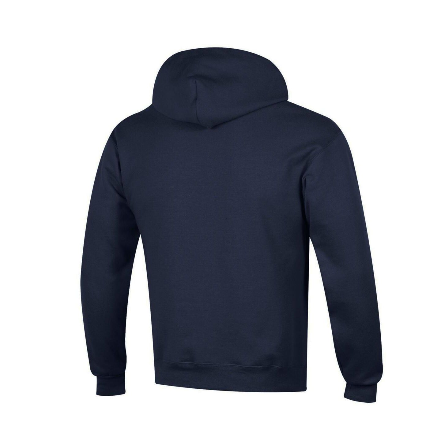 Мужское худи Champion Orange Syracuse Orange Arch Over Logo Pullover, цвет: Тёмно-синий — фото 2
