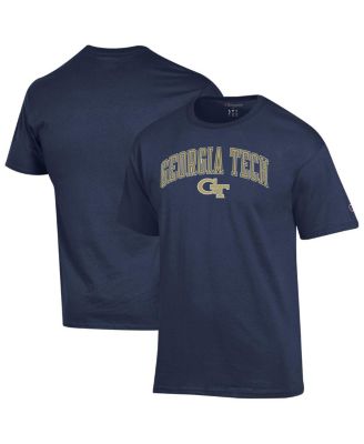 Champion - Men's Navy Georgia Tech Yellow Jackets Arch Over Logo T-Shirt