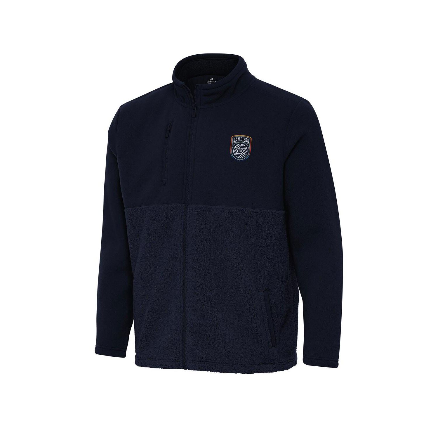 Men's Navy San Diego FC Daily Fused Full-Zip Jacket