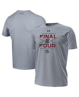 Under Armour - Men's Gray South Carolina Gamecocks 2025 NCAA Women's Basketball Tournament March Madness Final Four Locker Room T-Shirt