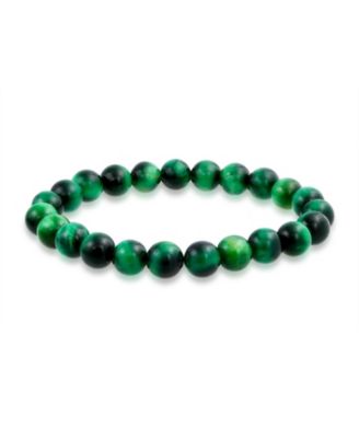 Natural Stone Multi Color Stackable Round 8MM Ball Beads Strand Stretch Bracelet