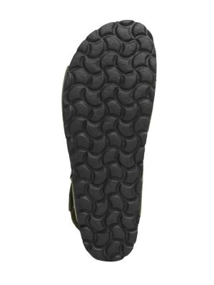 Low Wedge Dbl Buckle Sandal