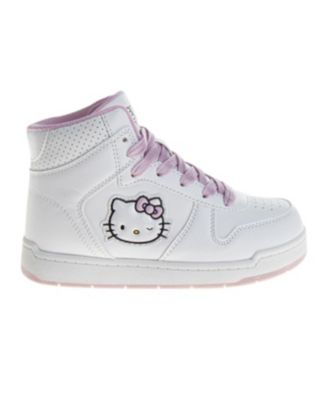 Little and Big Girls Lace Up High Top Sneakers