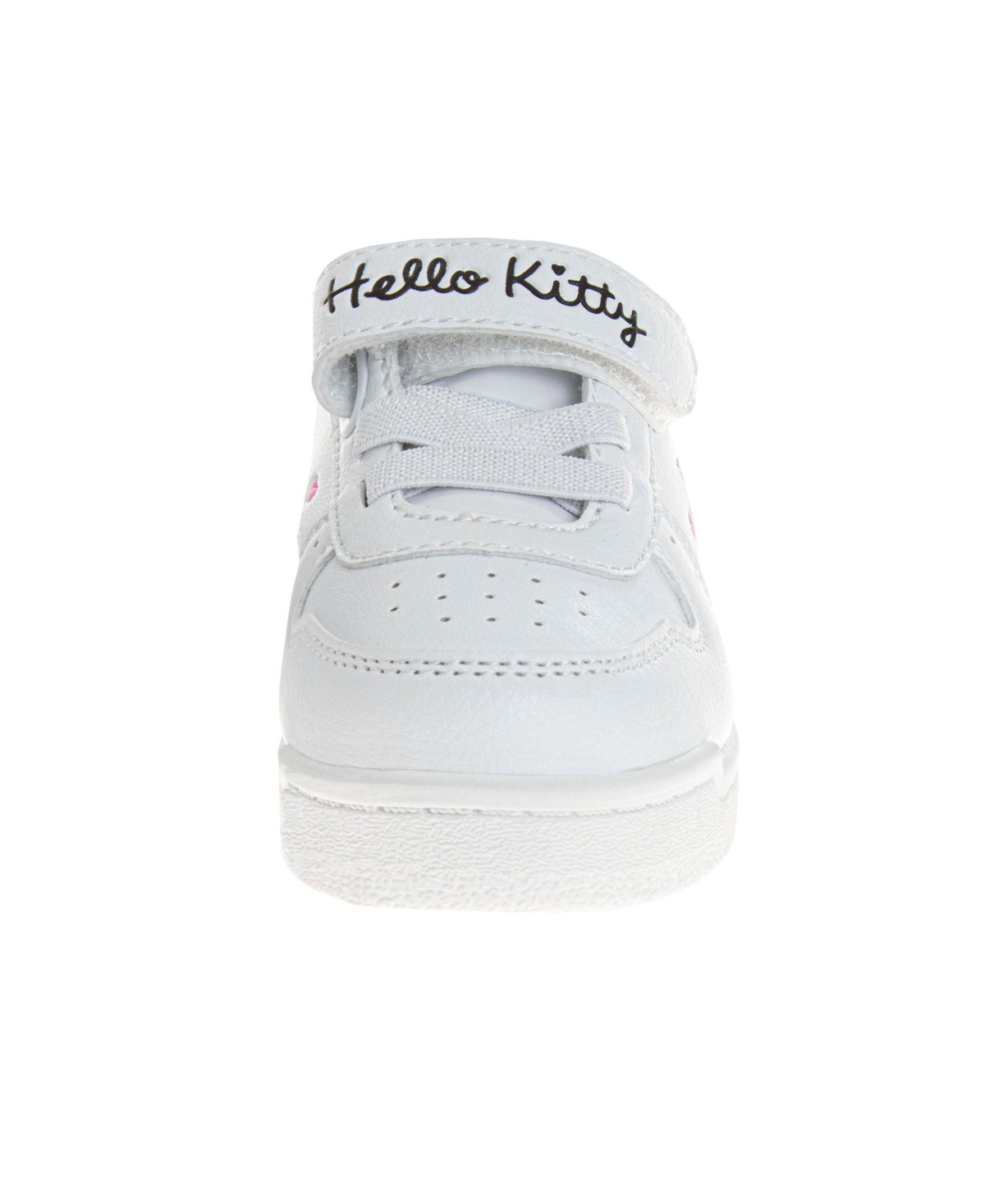 Hello Kitty Toddler Girls Hook And Loop Sneakers In White