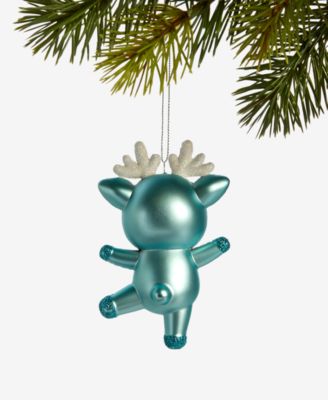 Baby's First Blue Glass Deer Ornament, Exclusively at Macy's