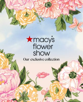 Flower Show 4-Piece Ceramic Coaster Set, Exclusively at Macy's
