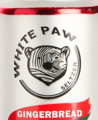 Foodie and Spirits White Paw Can with Bear Ornament, Created for Macy's