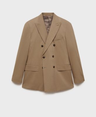 Men's Monaco Double-Breasted Slim-Fit Suit Blazer