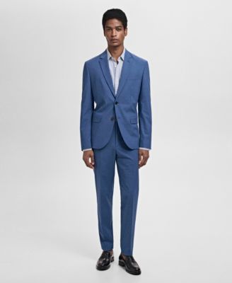 Men's Cotton Slim-Fit Striped Shirt