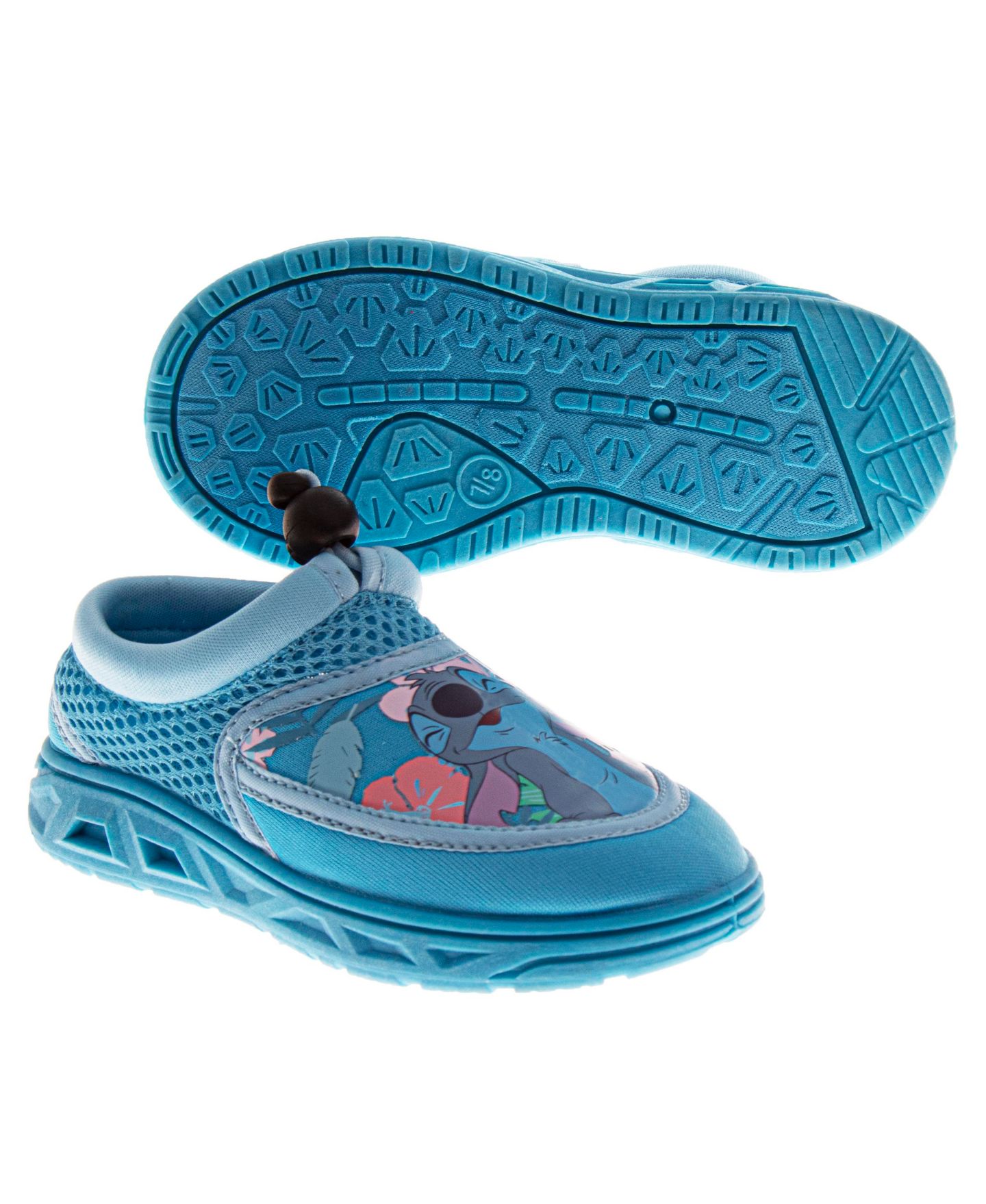 Кроссовки Disney Stitch and Angel Water Shoes Fun and Comfortable Footwear for Wet Adventures для девочек, цвет: Синий — фото 6