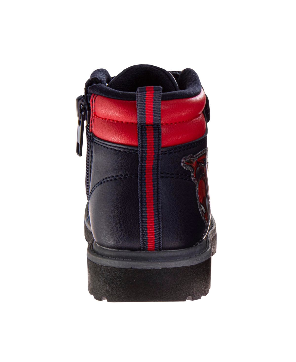 Spider-man Toddler Boys Hook And Loop Casual Boots In Blue