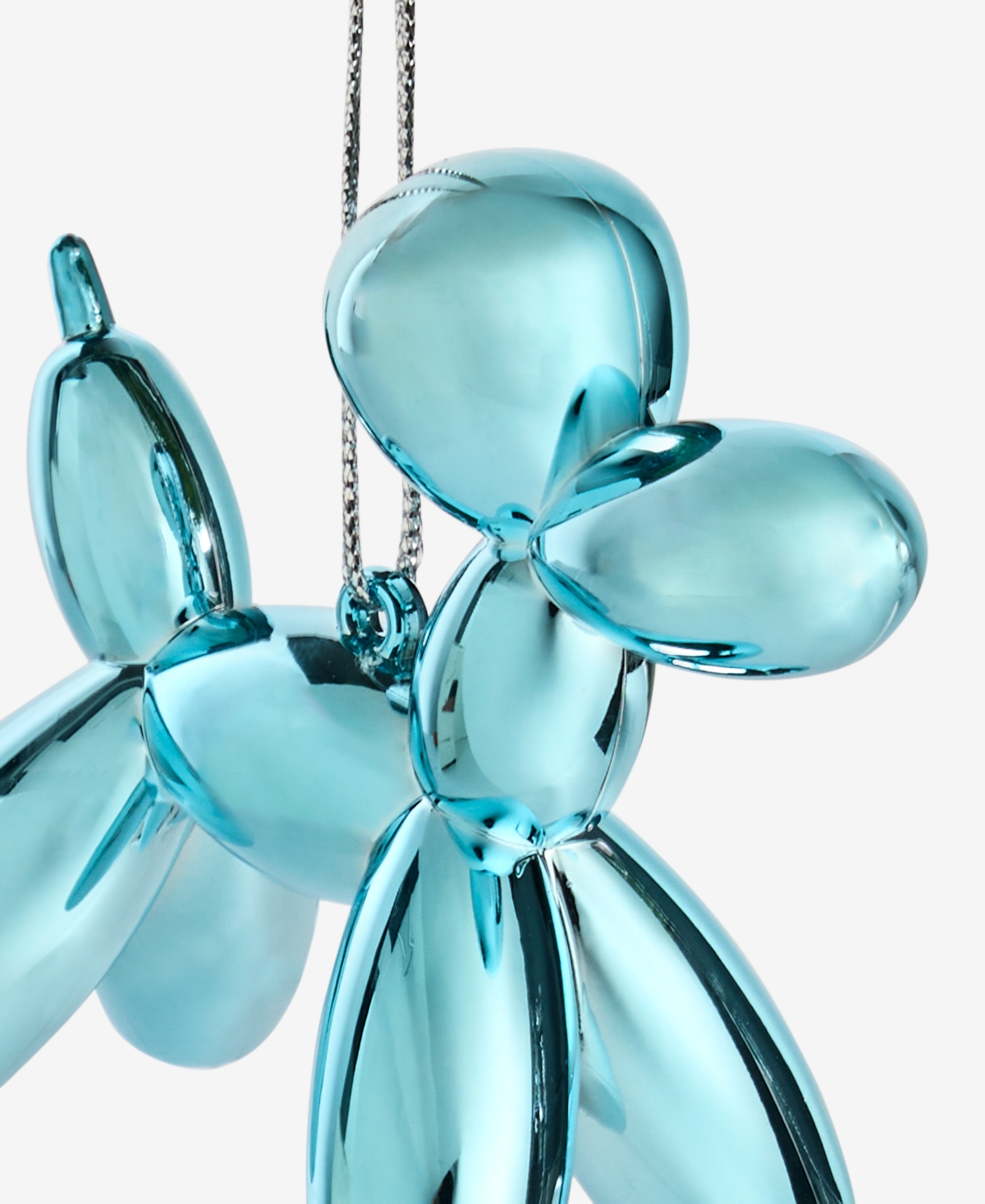 Holiday Lane Merry Magic Blue Balloon Dog Ornament, Macy's Exclusive In Transparent