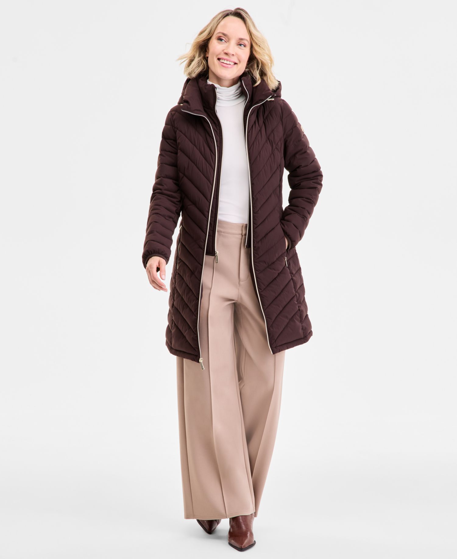 Women's Hooded Puffer Coat