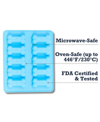 Bone-Shaped Silicone Baking Tray (10-Cavity Mold) – for Dog Treats
