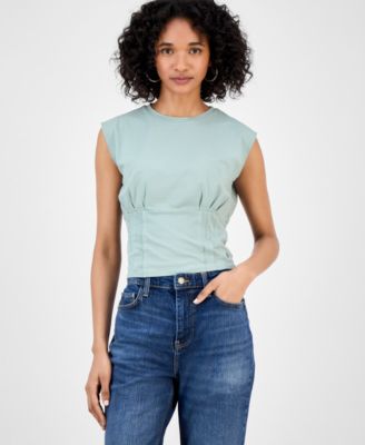 GUESS - Women's Karmen Cinched Sleeveless Corset Top