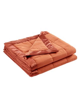 Windom Lightweight Down Alternative Satin Trim Blanket, Twin