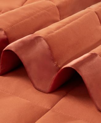 Windom Lightweight Down Alternative Satin Trim Blanket, Twin