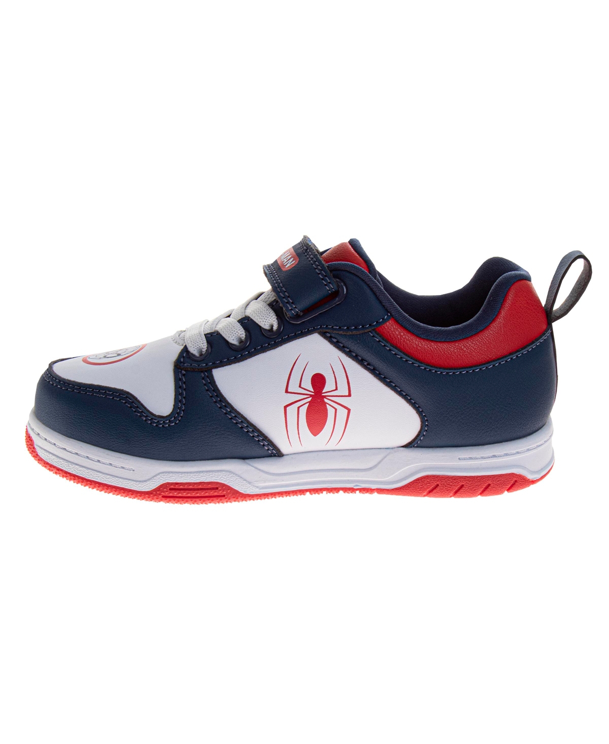 Spider-man Little And Big Boys Amazing Lace Up Sneakers In White