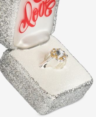 Our First Wedding Ring in Box Ornament, Macy's Exclusive