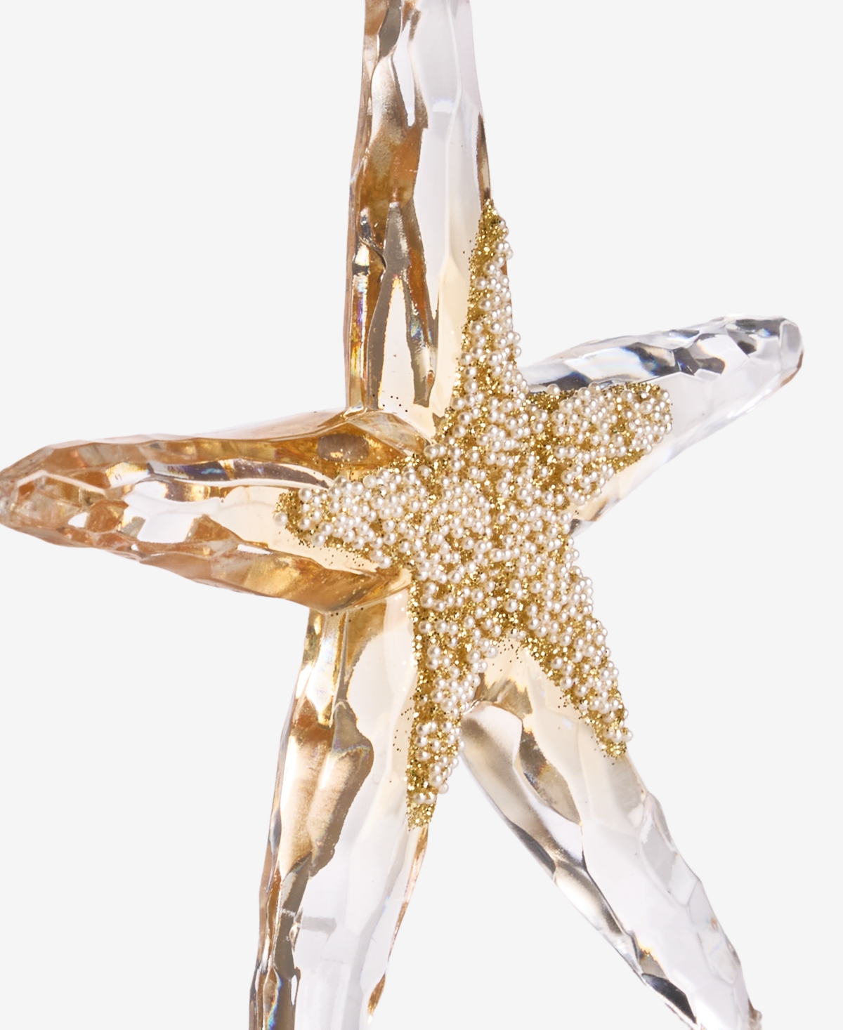Holiday Lane Seaside Starfish Embellished Ornament, Macy's Exclusive In Brown