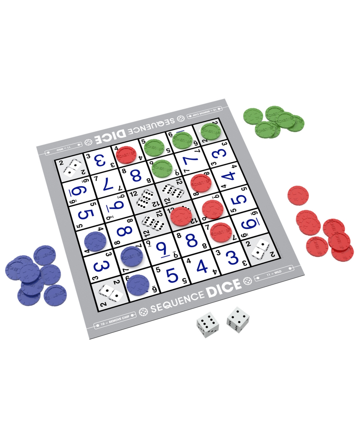 Jax Ltd. Sequence Dice Game, Pack Of 2