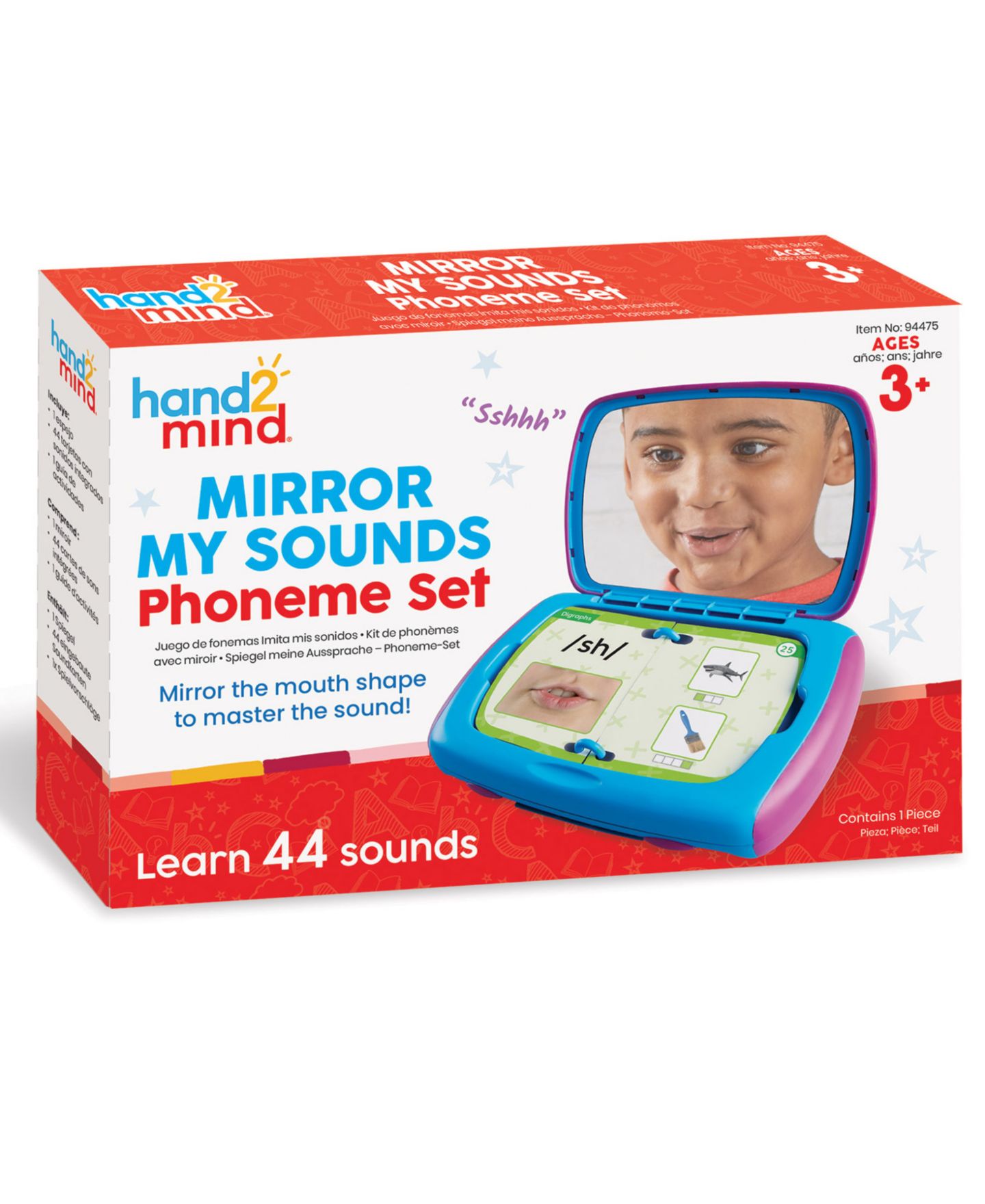 Детские игрушки Hand2Mind Mirror My Sounds Phoneme Set — фото 1